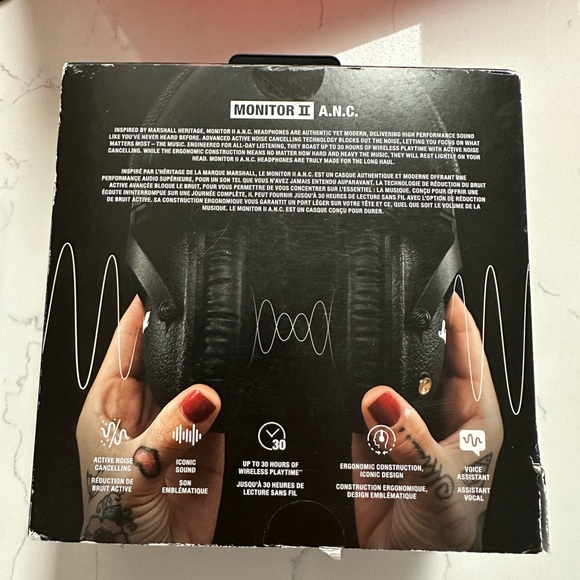 Marshall noise cancelling headphones - Picture 4 of 6